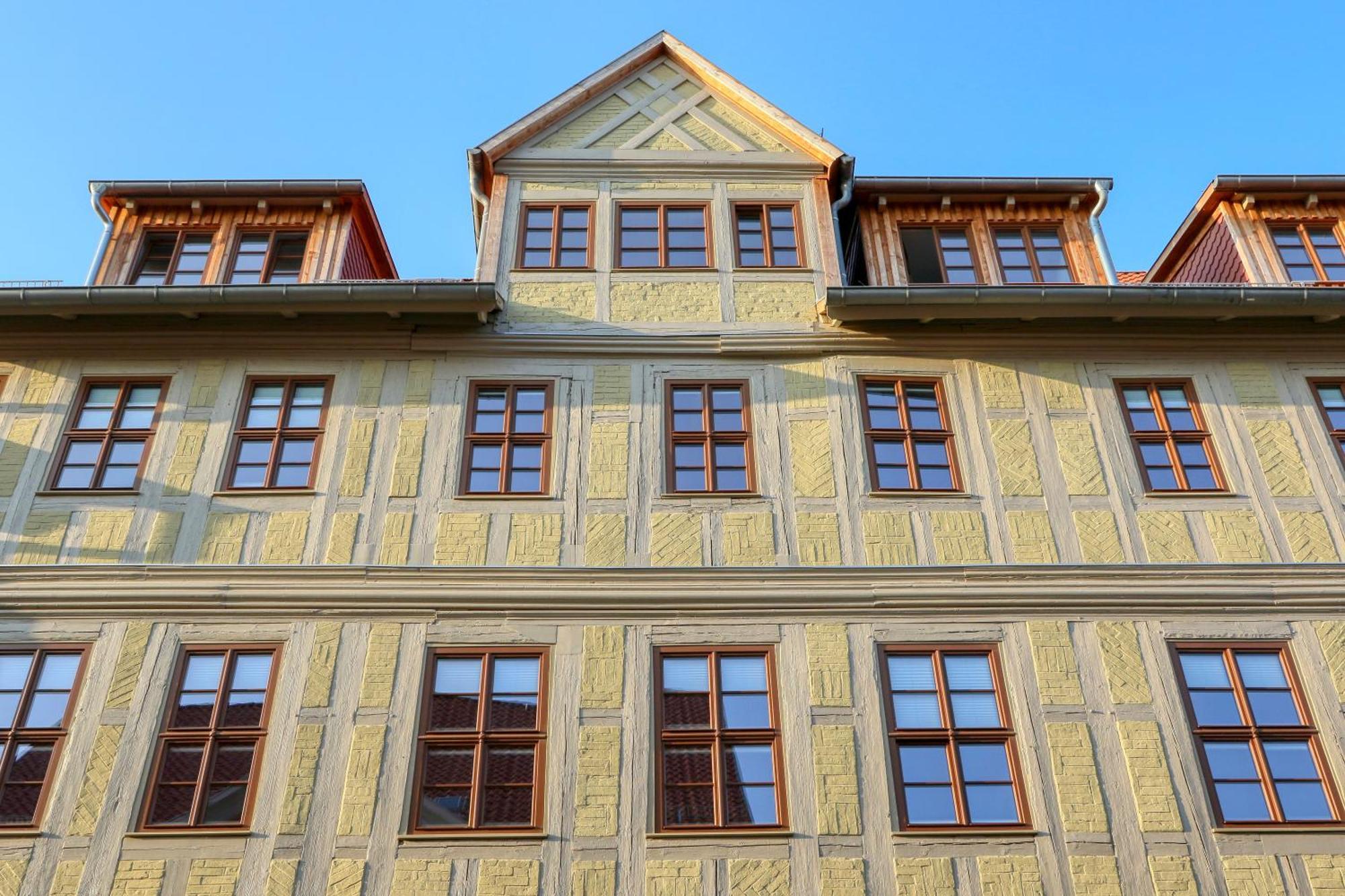 Ferienwohnungen Steinweg 61 เควดลินบวร์ก ภายนอก รูปภาพ